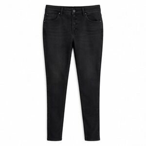 Vervet Los Angeles High Rise Button Fly Skinny Jeans Black Size‎ 29
